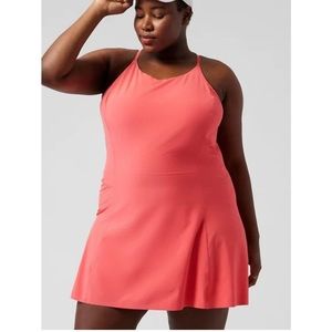 ATHLETA infinity dress in coral petal XL